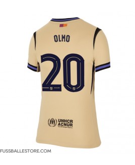 Günstige Barcelona Dani Olmo #20 Auswärtstrikot Damen 2025-26 Kurzarm